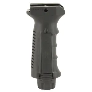 Leapers, Inc. - UTG Vertical Foregrip, Ergonomic Finger Grooves, Ambidextrous, Picatinny, Black Finish RB-FGRP168B