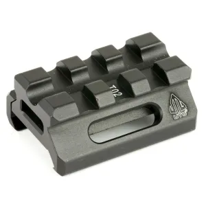 Leapers, Inc. - UTG Super Slim Picatinny Riser Mount, 1/2 in Height, 3 Slots. Black Finish MT-RSX5S