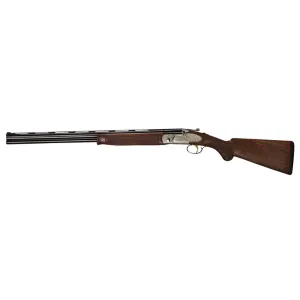 Bettinsoli USA BOLL413022 Overland EELL 410 Gauge 30 in 3 in 2rd, Stainless Engraved Rec, Blued Barrel, Walnut Fixed Comb Stock, Includes 5 Chokes