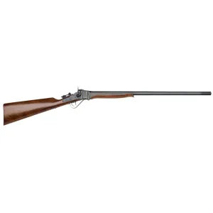 Chiappa 920188 Little Sharps Full Size 22 LR 1 Shot 24 Blued Octagon Barrel, Color Case Hardened Receiver, Oiled Walnut Straight Fixed Stock, Right Hand, Rimfire Rifle