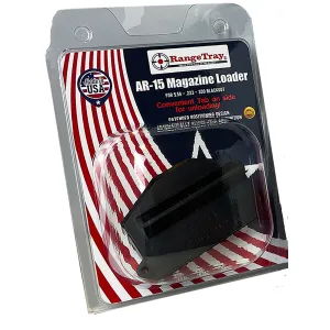 RangeTray RTAR15LOADER Mag Loader Made of ABS Plastic with Black Finish for 223 Remt 300 Blackoutt 5.56x45mm NATO AR-15
