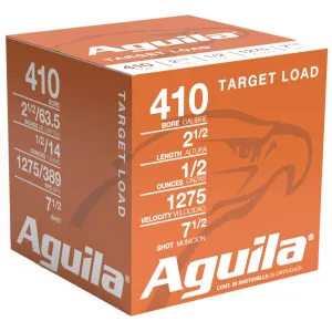 Aguila 1CHB4137 Birdshot High Velocity 410Gauge 2.50 in 1/2oz 7.5Shot 25 Per Box/20 Case, Shotgun Shells