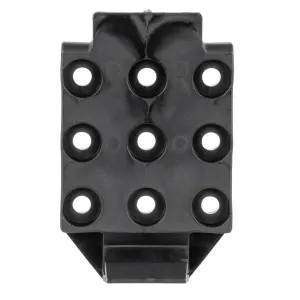 Comp-Tac C870BP000NBKN SQR Male Base Plate Black Polymer
