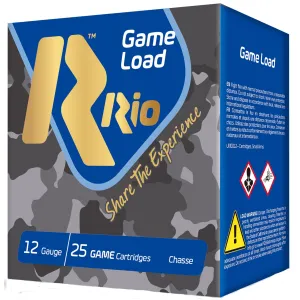 Rio Ammunition SG3275 Game Load Super Game High Velocity 12Gauge 2.75 in 1 1/8oz 7.5Shot 25 Per Box/10 Case, Shotgun Shells