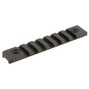 Leapers, Inc. - UTG Rail, Fits Super Slim Rail, Mid-length, 7 Slots, Black MTURS01M