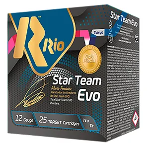 Rio Ammunition STT28LT75 Star Team EVO 12Gauge 2.75 1oz 7.5Shot 25 Per Box/10 Case, Shotshell Lead Loads