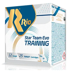 Rio Ammunition STT2875 Star Team EVO 12Gauge 2.75 1oz 7.5Shot 25 Per Box/10 Case, Shotshell Lead Loads