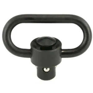 Leapers, Inc. - UTG Sling Swivel, 1.38 in, Push Button Quick Detach, Black TL-QDSW18