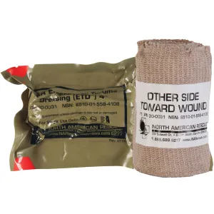 North American Rescue Emergency Trauma Dressing, 4 in 30-0031