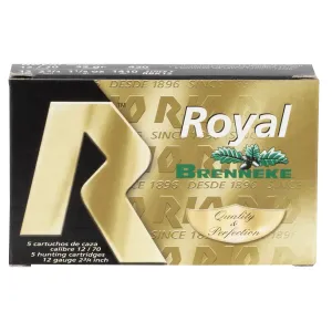 Brenneke RBK12 Royal 12 Gauge 2.75 in 1 1/8 oz 5 Bx/ 50 Cs