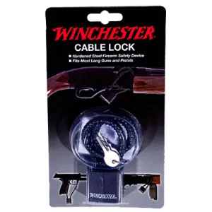 DAC WINCL Winchester Steel Cable Lock 15 in Black