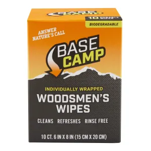 Dead Down Wind 1358 Base Camp Woodmen's Wipes Textured/Biodegradable 6 in x 8 in