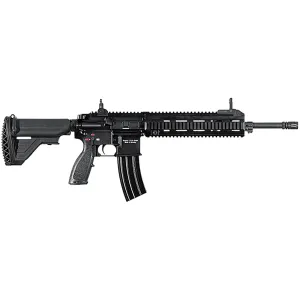 H&K 81000931 MR27 223 Rem/5.56 NATO 10+1 16.50 in Black Steel Barrel, Black Anodized Picatinny Rail Aluminum Receiver, Black Synthetic Adjustable Stock, Black Polymer Grip, Trijicon ACOG 3.5x30mm, Rifle