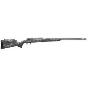 Browning 036084294 X-Bolt 2 Mtn Pro SPR 6.5 PRC 3+1 20 Carbon Fiber Wrapped Threaded BBL, Carbon Gray Cerakote Drilled & Tapped Stainless Rcvr, Pic Rail Forend, Adj Comb w/Gray Graphics Carbon Fiber Stock,Rifle