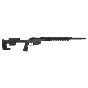 Fierce FMTR7MMBC20DG Reaper MTN 7mm BC 3+1 20 Carbon Fiber Match Grade Threaded Barrel, Distressed Grey Cerakote w/Pic Rail Receiver, Carbon Fiber M-LOK Handguard, Adj Fold & Lock Black Carbon Fiber Stock, Vertical w/Thumb Shelf Grip, Rifle
