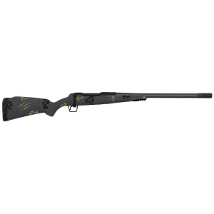 Fierce TROG7MMBC22BF CT Rogue 7mm BC 22 Black Cerakote C3 Carbon Fiber Threaded BBL, Black Cerakote Drilled & Tapped Titanium Rcvr, LR Negative Comb Forest Camo Carbon Fiber Stock,Rifle