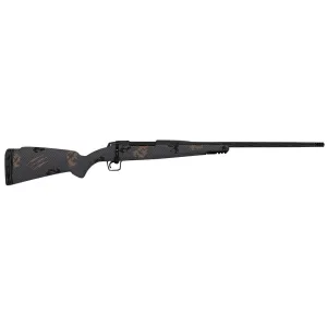 Fierce TWROG7MMBC20BT Twisted Rogue Full Size 7mm BC 3+1 20 Black Cerakote Fluted Threaded Barrel, Black Cerakote Stainless Steel Drilled & Tapped Receiver, Arca Rail Forend, Trophy Camo Fixed Carbon Fiber Stock, Right Hand, Rifle