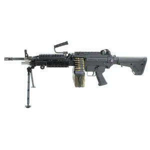 Infantry Defense Systems IDS820.B Closed Bolt SAW Belt Fed 5.56x45mm NATO 16.10 in Black Adjustable Magpul UBR Gen2 Stock Black Polymer Grip Right Hand