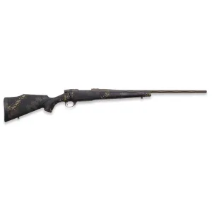 Weatherby VTA7MMPR4T Vanguard Talus Full Size 7mm PRC 3+1 24 in Patriot Brown Cerakote #2 Fluted/Threaded Barrel & Steel Receiver, Black w/Rust Brown, Smoke & Stone Sponge Monte Carlo Synthetic Stock, Rifle