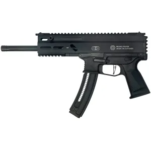 Grand Power 8588005808606 TR22 Stribog 22 LR 25+1 10 Black Threaded BBL, Black Hardcoat Anodize Rcvr w/Pic Rail, Black Polymer Grip, Ambidextrous,Rimfire Pistols