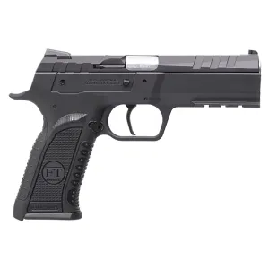 Tanfoglio TFFORCES9 Force Esse 9mm Luger 16+1 4.40 Stainless BBL, Black Serr Steel Slide, Black Polymer Frame w/Pic Rail, Textured Grip,Pistol