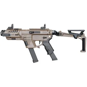Recover Tactical PIXPBFBR02 P-IX+Basic PG9 Fold Brace Metal Front Guard Tan, Stock