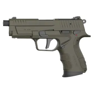 Retay USA RXP22OD10TH RXP 22 LR 10+1 4 Black Threaded BBL, OD Green Cerakote RMR/RMSc Optic Ready/Serr Slide, OD Green Cerakote Polymer Frame w/Accessory Rail, Textured Grip,Rimfire Pistols
