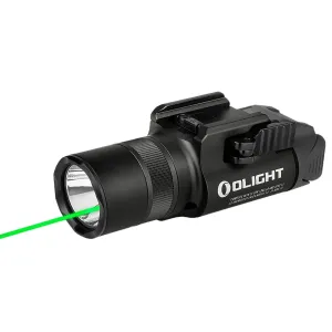 Olightstore Usa Inc BALDRPRORBK Baldr Pro R Black Anodized 300/500/1,350 Lumens White LED Green Laser
