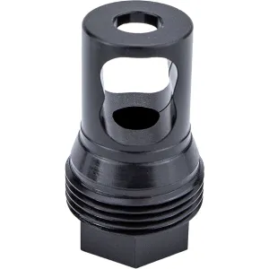 Kgm Suppressors A-TMB50-S-3 R50T Taper Muzzle Brake Black Nitride Steel M24x1 Threads,Brakes & Compensators