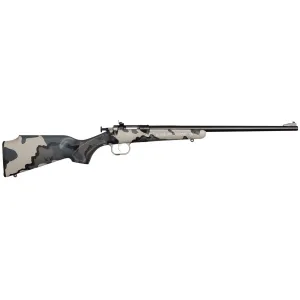 Crickett KSA2176 My First Rifle Gen2 22 S/L/LR Single Shot 16.10 in Blued Steel Barrel & Receiver, Kuiu Vias Camo Synthetic Fixed Stock, EZ Loader
