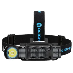 Olightstore Usa Inc PERUN2BK Perun 2 Black Anodized 5/30/120/500/800/2,500 Lumens White LED, Headlamp