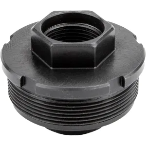 Kgm Suppressors A-DTA-S-3M Direct Thread Adapter Fits 3/4x24 Steel Nitride Black,Suppressor Accessories