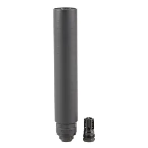 Liberty Precision Machine Anthem-L2 Suppressor, 30 Caliber, Rearden Atlas Mount, 9.6 in Long, 1.74 in Diameter, Cerakote Finish, Black LPM-10016