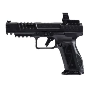 CANIK SFX Rival-S Darkside HG7607-N, Striker Fire, Semi-automatic, Steel Frame Pistol, Full Size, 9MM, 5 in Barrel