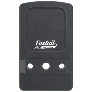 Foxtail Precision 100014 Rear Sight Dovetail Optic Adapter Plate for non MOS Glock Black Anodized Glock Non MOS