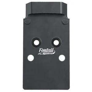 Foxtail Precision 100001 Red Dot Adapter Plate for Optics-Ready Pistol Black Anodized CZ P10