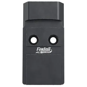 Foxtail Precision 100004 Red Dot Adapter Plate for Optics-Ready Pistol Black Anodized CZ P10