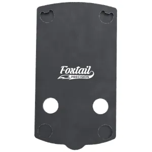 Foxtail Precision 100005 Red Dot Adapter Plate for Optics-Ready Pistol Black Anodized Glock 43X/48 MOS Springfield Armory OSP