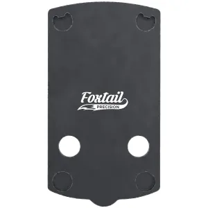 Foxtail Precision 100009 Red Dot Adapter Plate for Optics-Ready Pistol Black Anodized Glock 43X/48 MOS Springfield Armory OSP