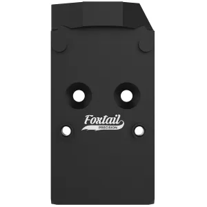 Foxtail Precision 100018 Rear Sight Dovetail Optic Adapter for CZ Shadow Black Anodized CZ Shadow
