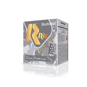 Rio Ammunition RHD9PB Royal Buck 12Gauge 2.75 9Pellets 1Buck Shot 25 Per Box/10 Case,Shotshell Buckshot Loads