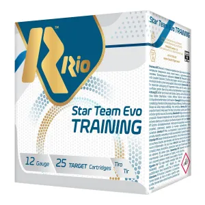 Rio Ammunition STT24LT8 Star Team Training 24 Light 12Gauge 2.75 7/8oz 8Shot 25 Bx/10 Case, Shotshell Lead Loads