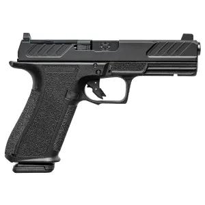 Shadow Systems SS-2306-3D DR920 Foundation Full Size 9mm Luger 17+1, 4.50 Black Nitride Match Grade Barrel & Optic Cut/Serrated/SS Logo Stainless Steel Slide, Black Poly Frame w/Beavertail & Pic Rail, Pistol