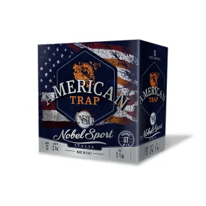 Nobel/Eurosports ANS121FSC8 American Trap 12Gauge 2.75 1 1/8oz 8Shot 25 Per Box/10 Case,Shotshell Lead Loads
