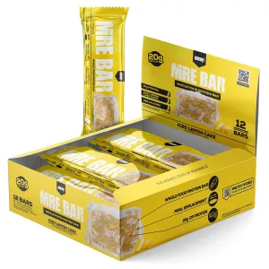 Redcon1 RC1MREBILC12 MRE Protein Bar Iced Lemon Cake 12 Pack,Packaged Food