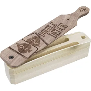 Hunters Specialties HSDTBC Double Deuce Box Call Attracts Turkey Species Walnut,Game Calls