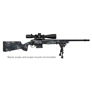 Horizon RF017S212414T19 Vandal Prime 300 Win Mag 24 Black Spiral Fluted Threaded Barrel, Drilled & Tapped Receiver, Textured Iota EKO Carbon Fiber Stock, Rifle
