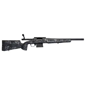 Horizon RF015P381814T21 Villain 22-250 Rem 18 Black Fluted Threaded Barrel, Pic Rail Steel Receiver, Iota EKO Carbon Fiber Stock, Rifle
