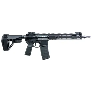 Watchtower RDRX55611BLK Raider Special Duty 5.56 NATO 30+1 11.50 Black Nitride Barrel, Black Anodized Aluminum Receiver w/Pic Rail, Black Poly Adj Stock, B5 Grip, Ambi, Tactical Pistol