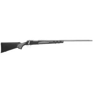 Remington R84348 700 Varmint SF Full Size 223 Rem 5+1 26 Matte Heavy Fluted Threaded Barrel, Drilled & Tapped Stainless Steel Receiver, Black Fixed w/Overmolded Panels Synthetic Stock, Rifle